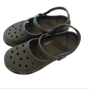 Crocs Karin Clog Slip On With Double Straps Shoes size 8